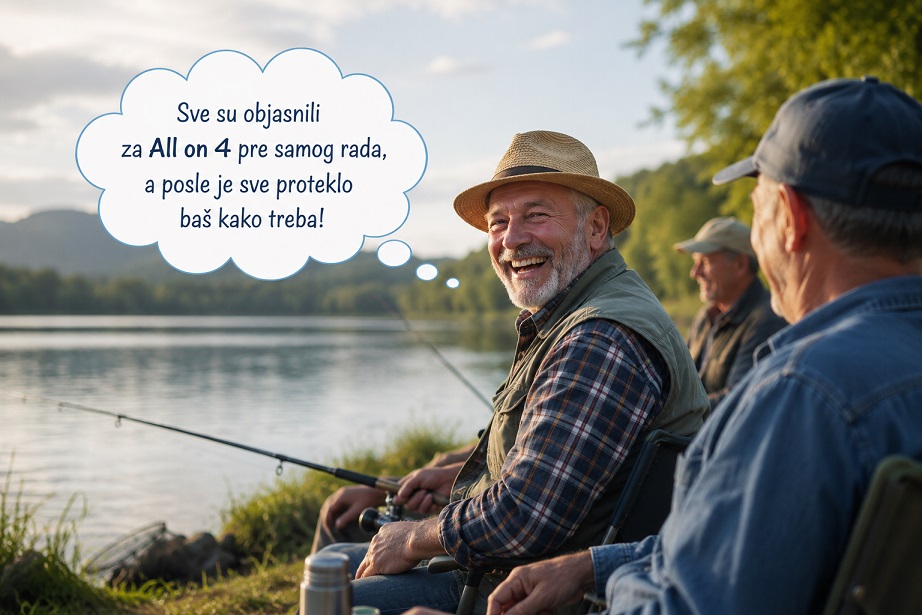 Relaxing fishing day with friendly chatter