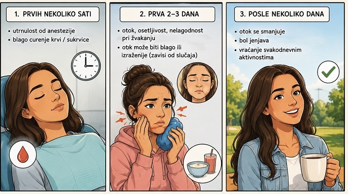faze posle ugradnje implantata 1